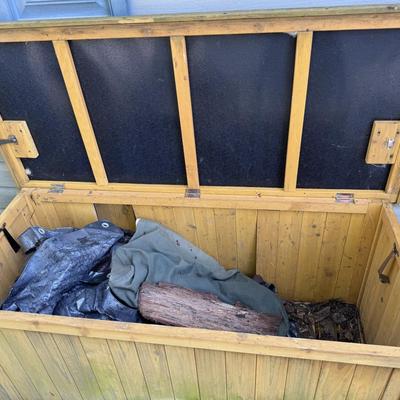 Wood Deck Box