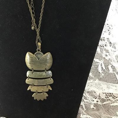 Owl Costume Necklace