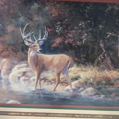 October Buck Whitetail Deer Art Painting