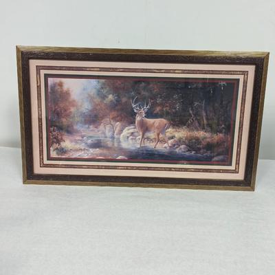 October Buck Whitetail Deer Art Painting