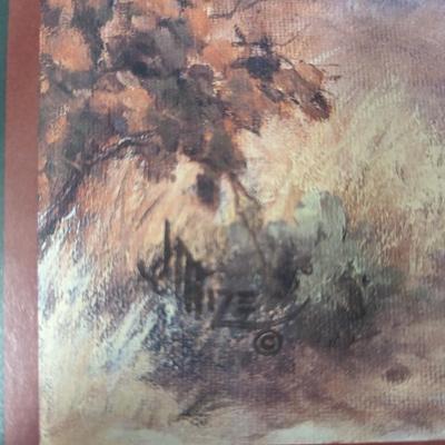 October Buck Whitetail Deer Art Painting