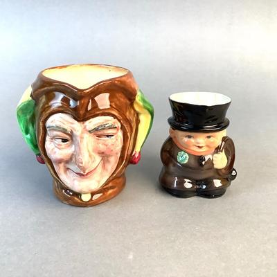 1058 Vintage Pottery Character Jugs