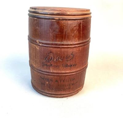 1061 Vintage Biggs Tobacco Humidor