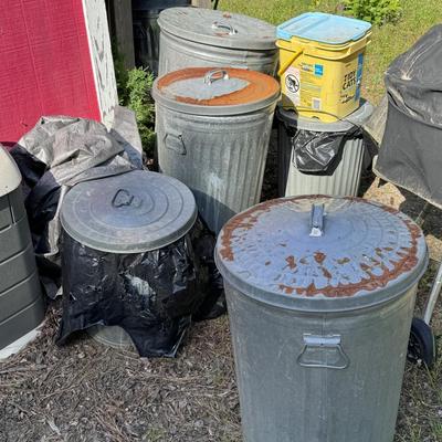 Metal Bins Lot