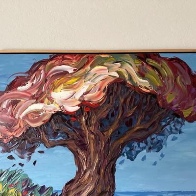 "BY YOUR LIGHT" 2011 LARGE STRIKING OIL PAINTING BY SCOTT REED ANDERSON