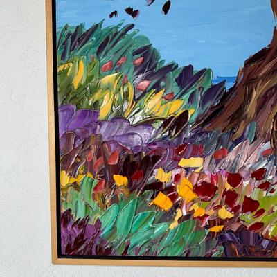 "BY YOUR LIGHT" 2011 LARGE STRIKING OIL PAINTING BY SCOTT REED ANDERSON