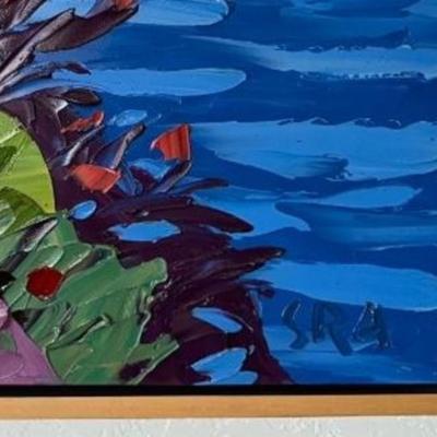 "BY YOUR LIGHT" 2011 LARGE STRIKING OIL PAINTING BY SCOTT REED ANDERSON