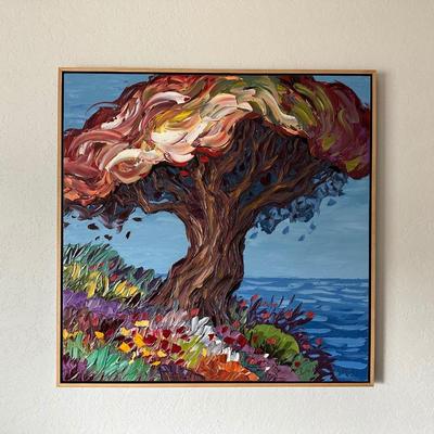 "BY YOUR LIGHT" 2011 LARGE STRIKING OIL PAINTING BY SCOTT REED ANDERSON