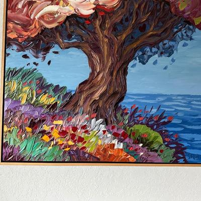 "BY YOUR LIGHT" 2011 LARGE STRIKING OIL PAINTING BY SCOTT REED ANDERSON