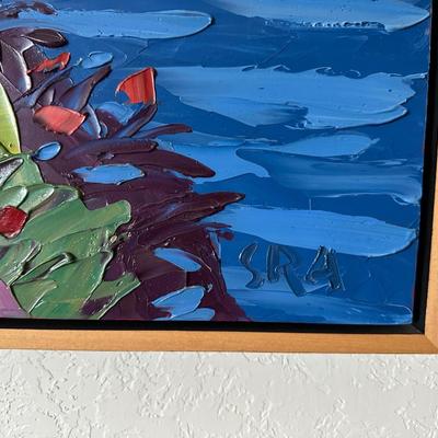 "BY YOUR LIGHT" 2011 LARGE STRIKING OIL PAINTING BY SCOTT REED ANDERSON