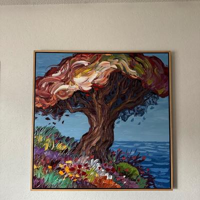 "BY YOUR LIGHT" 2011 LARGE STRIKING OIL PAINTING BY SCOTT REED ANDERSON