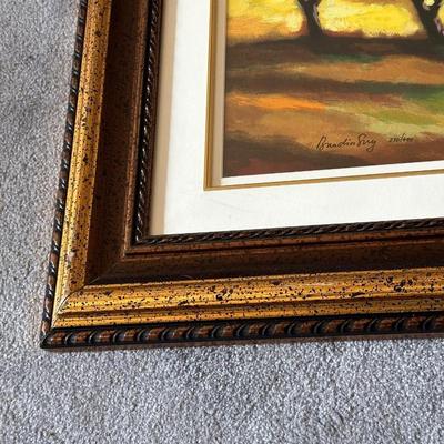 SLAVA BRODINSKY ITALY LANDSCAPE PAINTING ON CANVAS