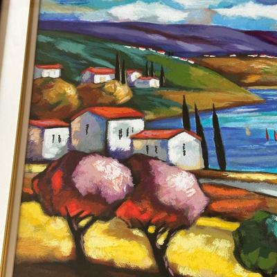 SLAVA BRODINSKY ITALY LANDSCAPE PAINTING ON CANVAS