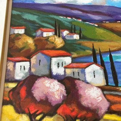 SLAVA BRODINSKY ITALY LANDSCAPE PAINTING ON CANVAS
