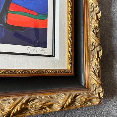 MAISON PERDUE DANS LES ARBRESS 1995 SIGNED BY MARCEL MOULY