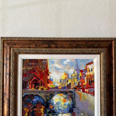 ALEX PEREZ OIL PAINTING ON CANVAS