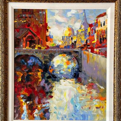 ALEX PEREZ OIL PAINTING ON CANVAS