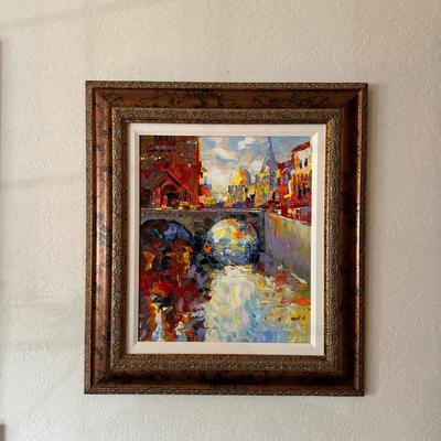 ALEX PEREZ OIL PAINTING ON CANVAS