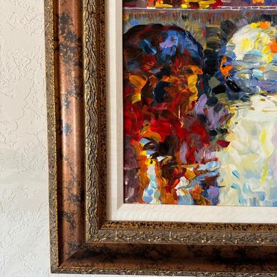 ALEX PEREZ OIL PAINTING ON CANVAS
