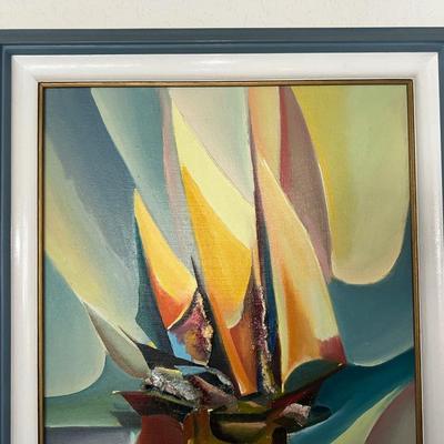 SIGNED ABSTRACT BY NICHOLAS SANTUANGCO