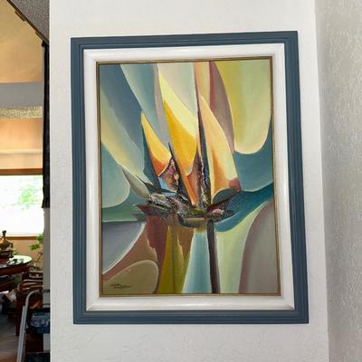 SIGNED ABSTRACT BY NICHOLAS SANTUANGCO