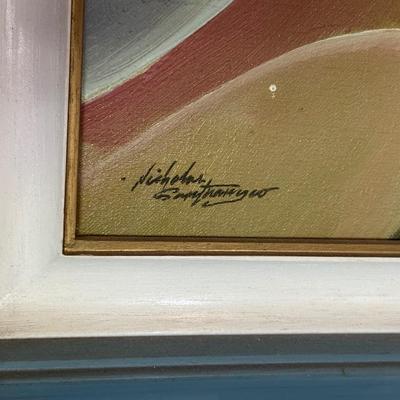 SIGNED ABSTRACT BY NICHOLAS SANTUANGCO