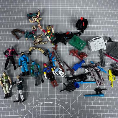 Vintage G I JOE's Figures and Equipment 