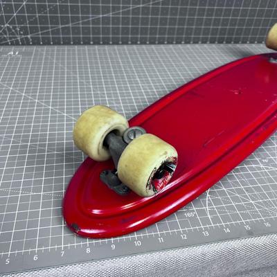 RED - Old School Skate Board 