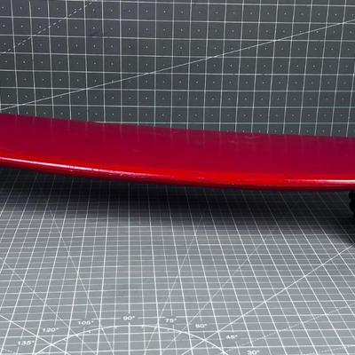 RED - Old School Skate Board 