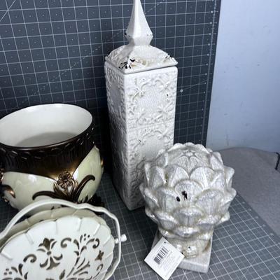 Large Decorative ITEMS (6) New Pieces