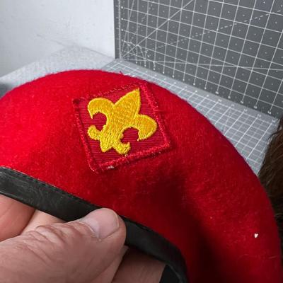 Boy Scout Red Beret 