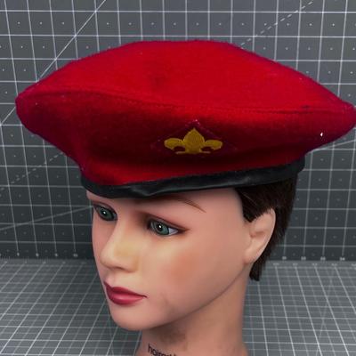 Boy Scout Red Beret 