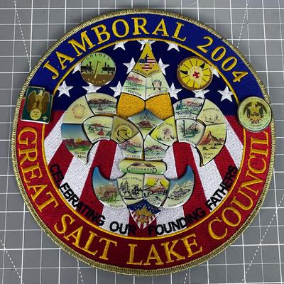 JAMBOREE 2004 LARGE PATCH Great Salt Lake Council & Pins 