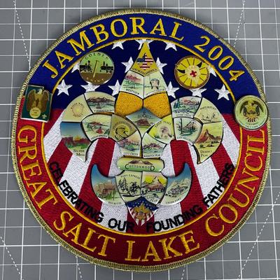 JAMBOREE 2004 LARGE PATCH Great Salt Lake Council & Pins 