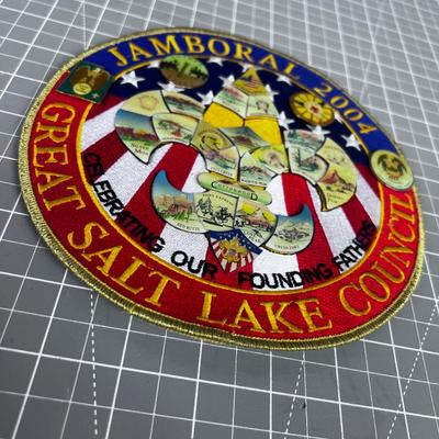 JAMBOREE 2004 LARGE PATCH Great Salt Lake Council & Pins 