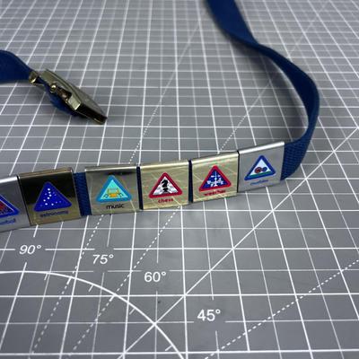 Boy Scout Belt with Merit Badges 