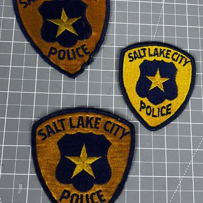 Salt Lake City Police PATCHES 