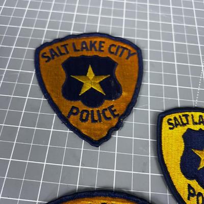Salt Lake City Police PATCHES 
