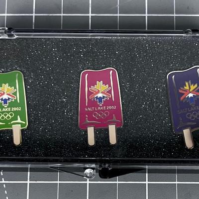 SL 2002 Olympic Pin Set of Popsicles