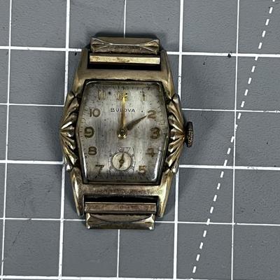 Antique Square Bulova Watch 