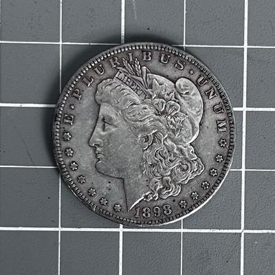 1898 S Morgan Silver Dollar 