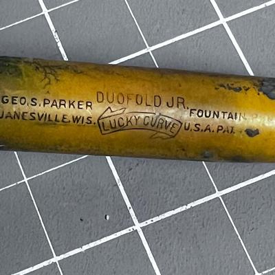 Parker Fountain Pen, Mustard Color Barrel