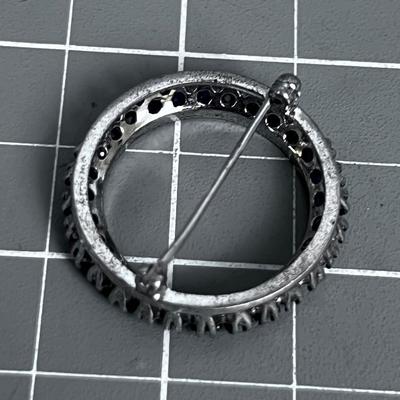 Antique Jeweled Pin Set in Sterling