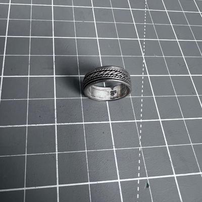 925 Silver Band Ring 