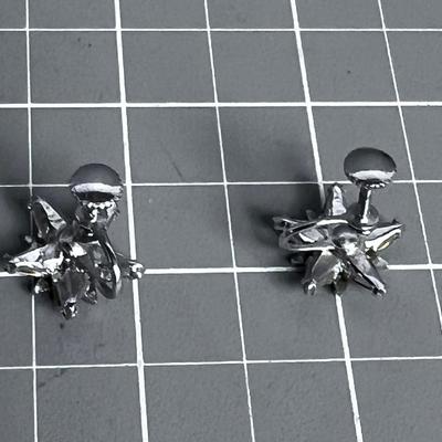Masonic Screw Back Earrings VINTAGE! 