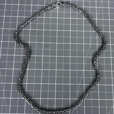 925 Silver Necklace NICE 