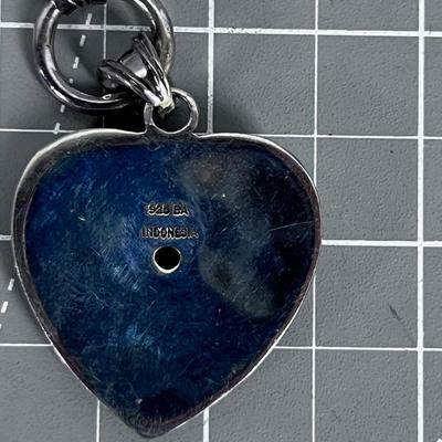 HEART Pendant Chocker Marked 925