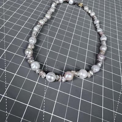 Light Pink Pearls with 14K Clasp 