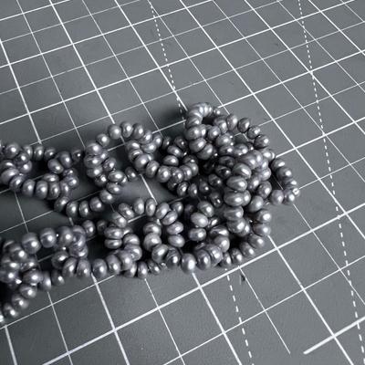 Gray String Rings of Small Pearls INTERESTING