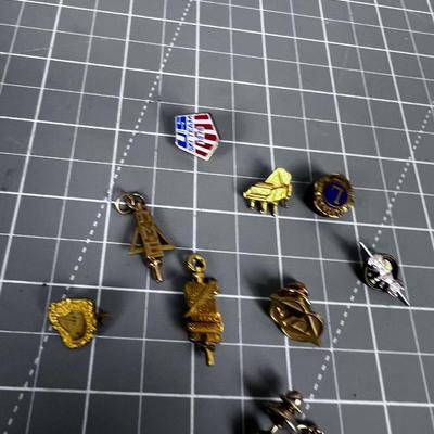 Lapel Pins and Tie Tacks VINTAGE Fraternity etc.